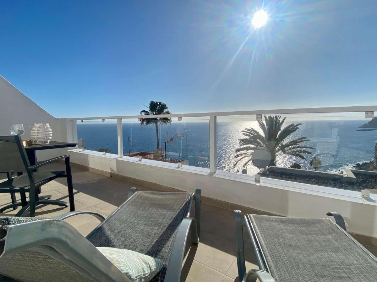 Casa Aita - Refurbished Apartment With Unparalleled Sea View Mogán Exteriör bild