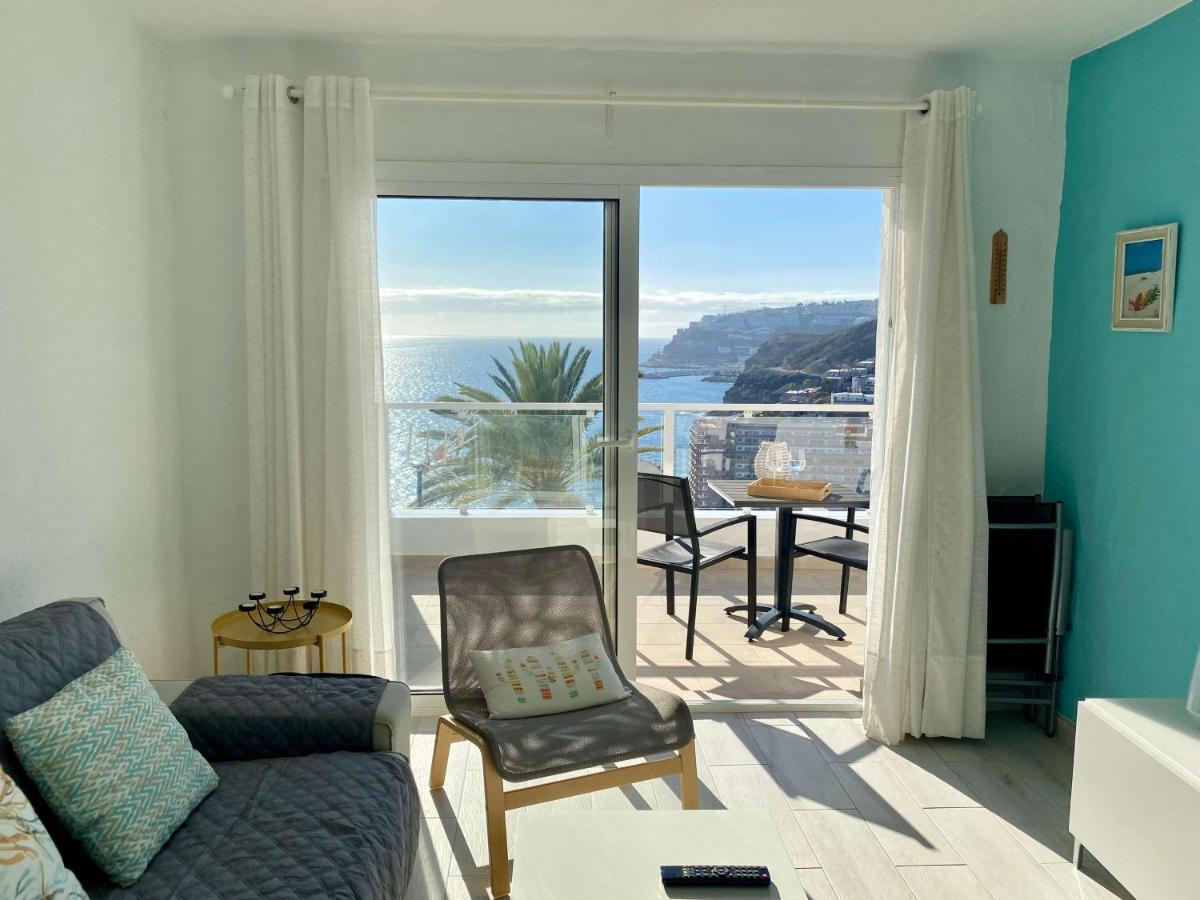 Casa Aita - Refurbished Apartment With Unparalleled Sea View Mogán Exteriör bild